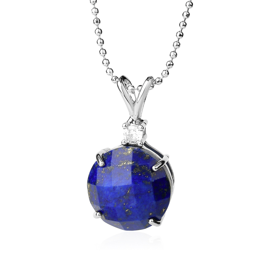 Chaîne et son Pendentif Guérison en Lapis-Lazuli "Santé & Harmonie"