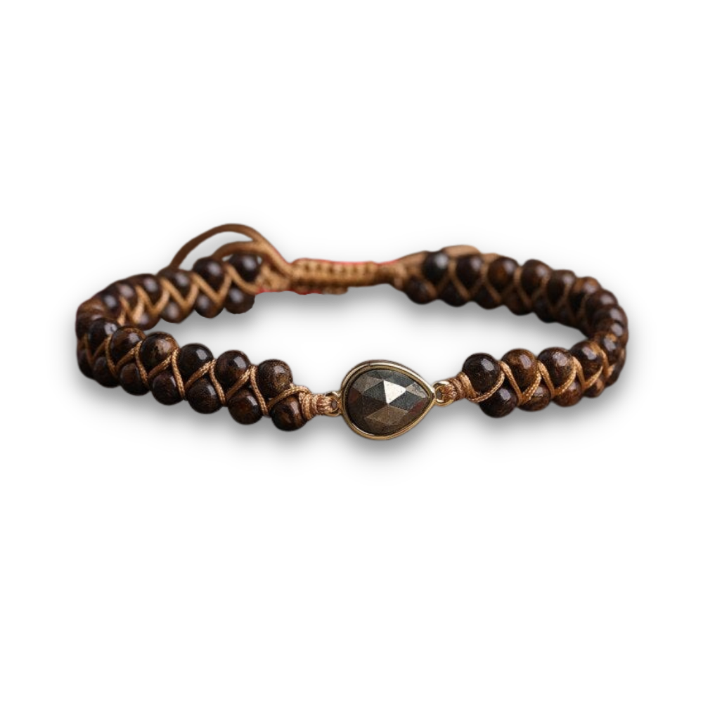 Bracelet Yoga en Jaspe "Épanouissement & Estime de soi"